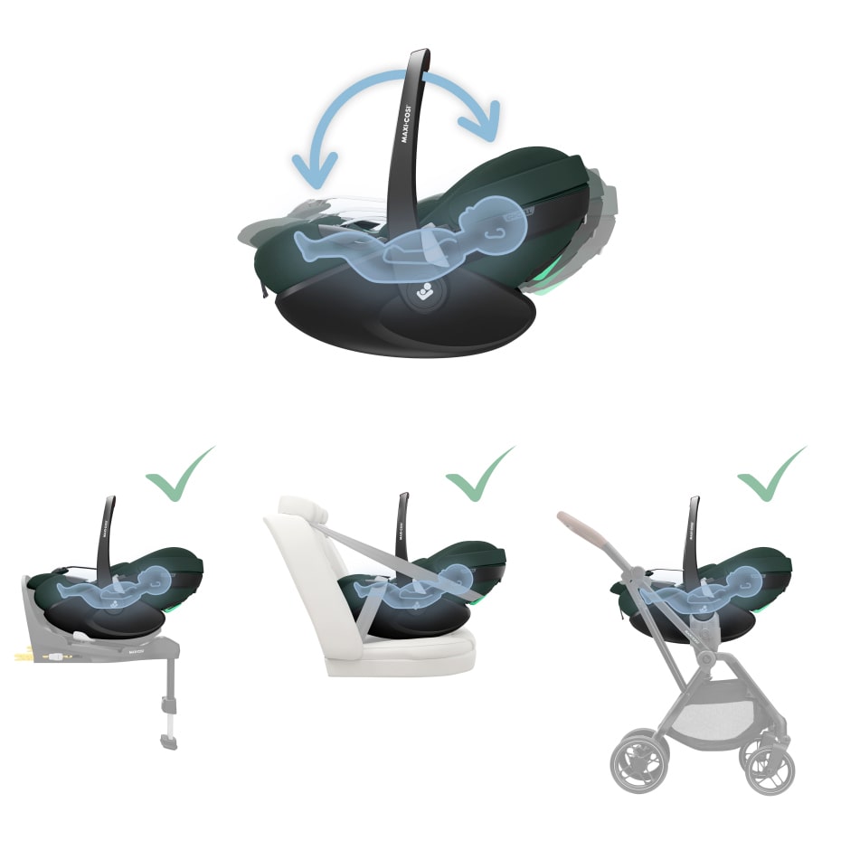 8052403110_2024_usp2_maxicosi_carseat_babycarseat_pebble360pro2_green_twillicgreen_fulllieflatinallmodes_side