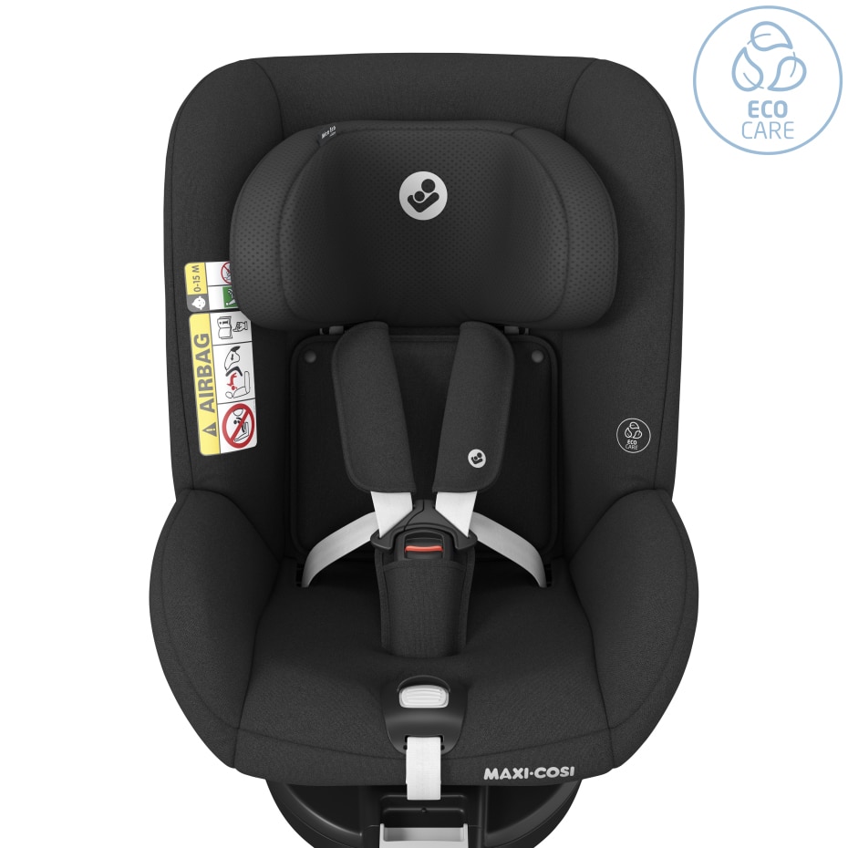 Maxi-Cosi Mica Eco Silla de coche isofix giratoria 360º, reclinable en 4  posiciones, seguridad i-Size, tejidos 100% reciclados, para niños de 3  meses a 4 años, color authentic black : : Bebé