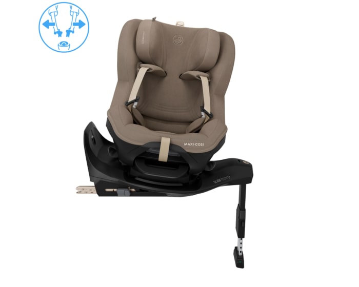 8523251110_F3_2026_maxicosi_carseat_babytoddlercarseat_micaslidepro_brown_authentictruffle_easyinharness_side